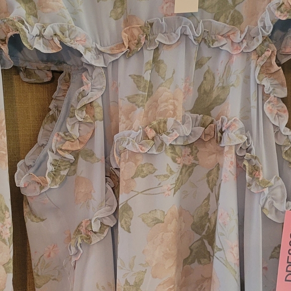 Dream date dress in blue - Picture 4 of 8